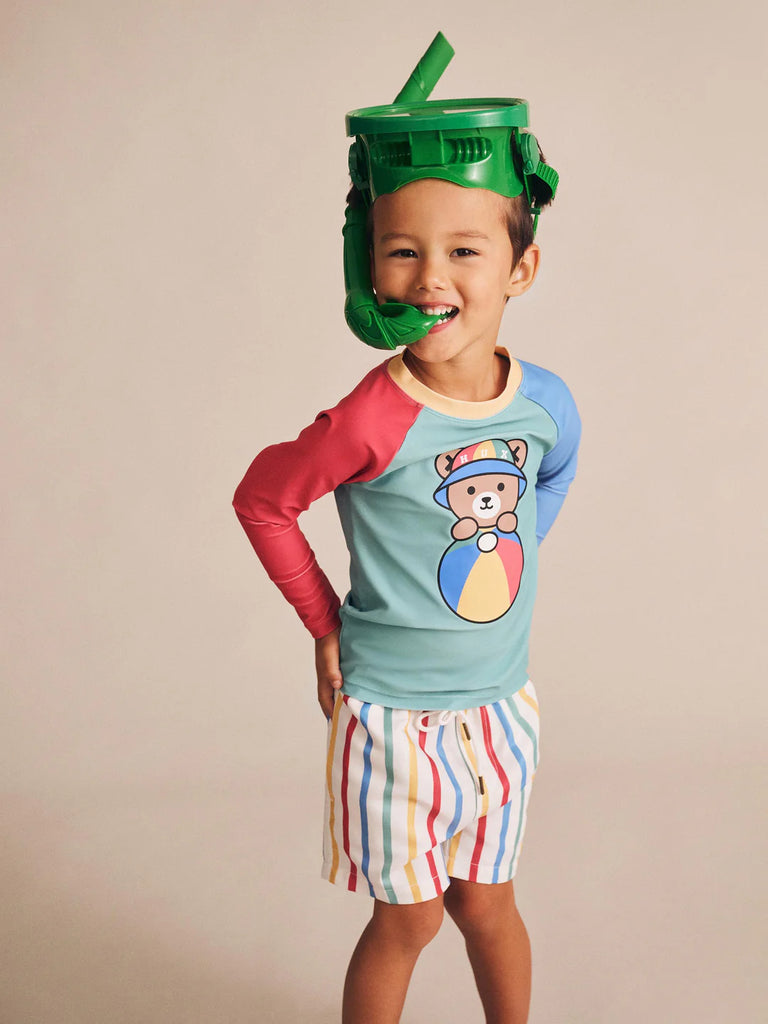 Huxbaby Huxbear Stripey Swim Shorts - Multi