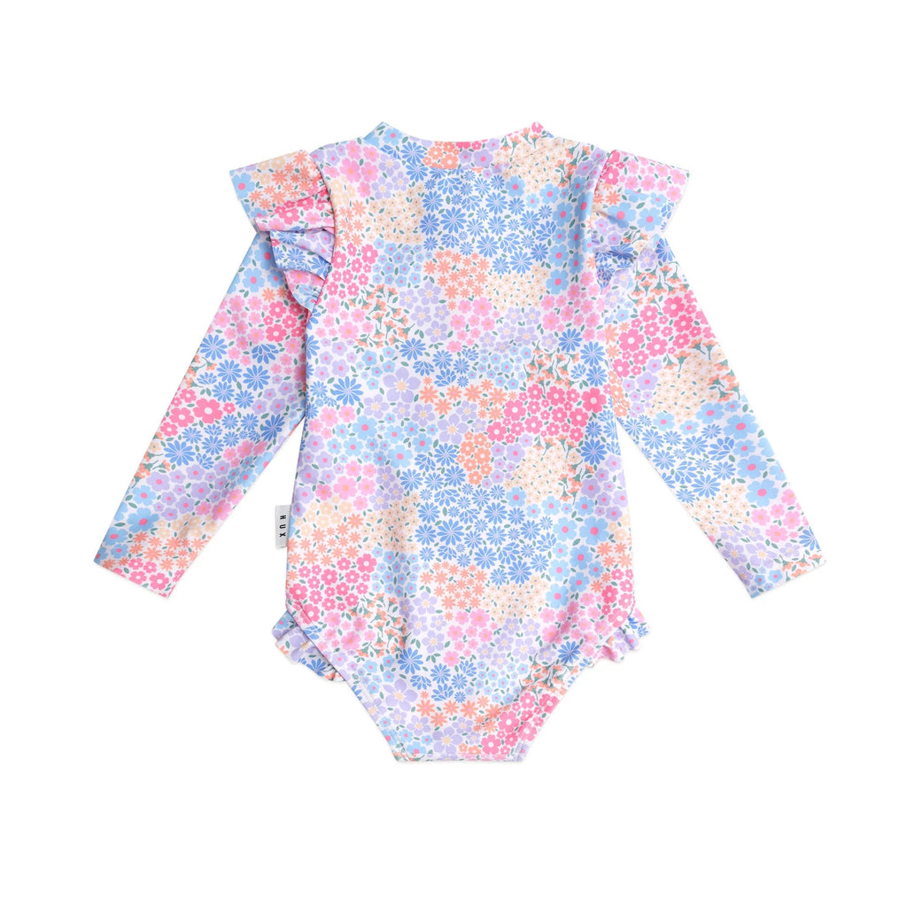 Huxbaby Frill Swimsuit Floral Bloom - Multi