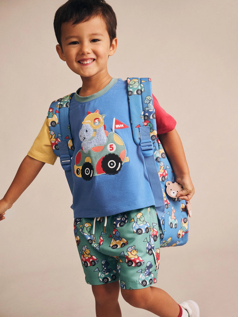 Huxbaby Perfect Backpack Dino Car - Multi