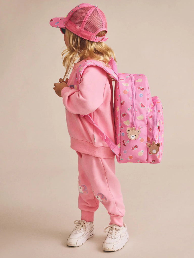 Huxbaby Perfect Backpack Fruit Emoji - Begonia Pink