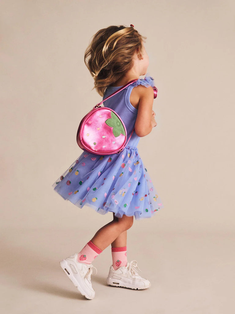 Huxbaby Juicy Strawberry Shoulder Bag - Berry