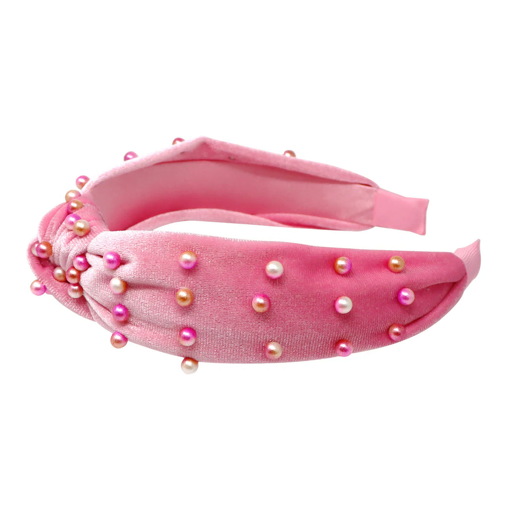 Pink Poppy Ballerina Pearl Headband