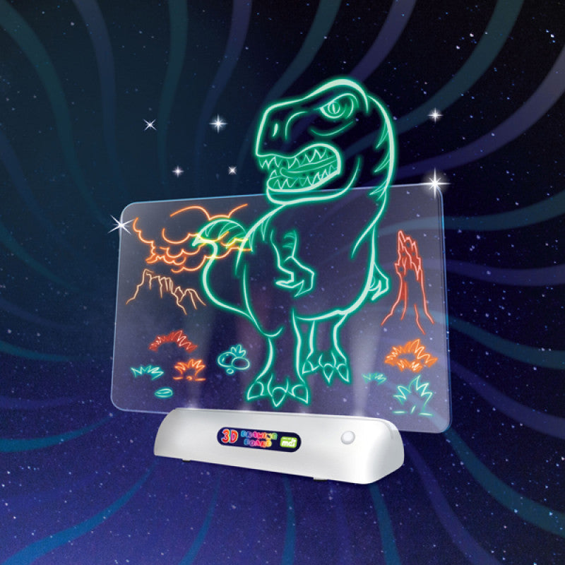 3D Illuminate Draw Board - Dino
