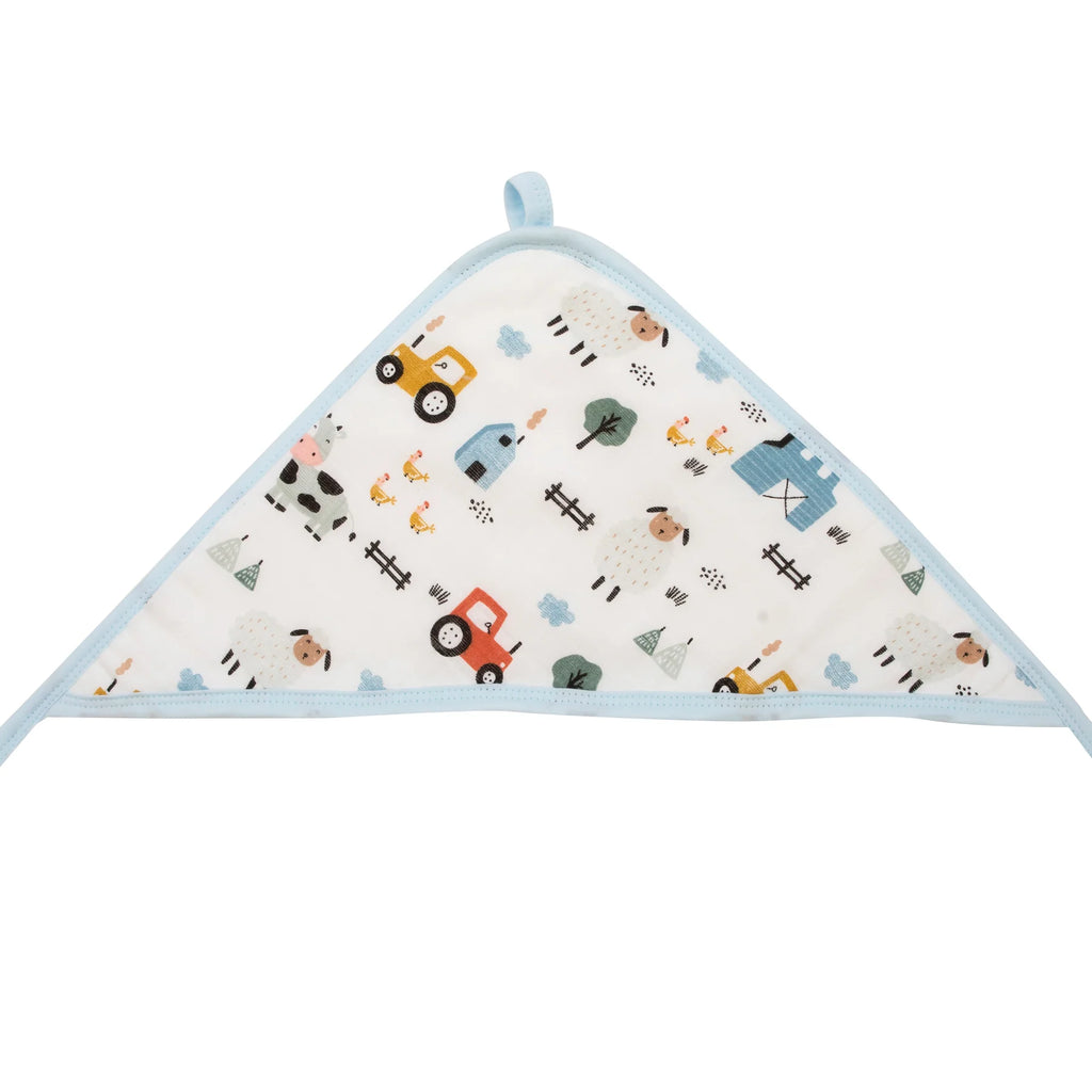 All4Ella Hooded Towel - Barnyard