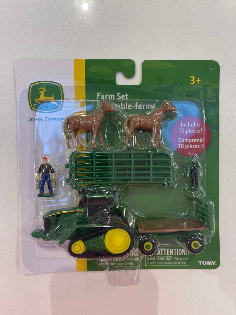 John Deere Toys 10 Piece Mini Farm Set - Green