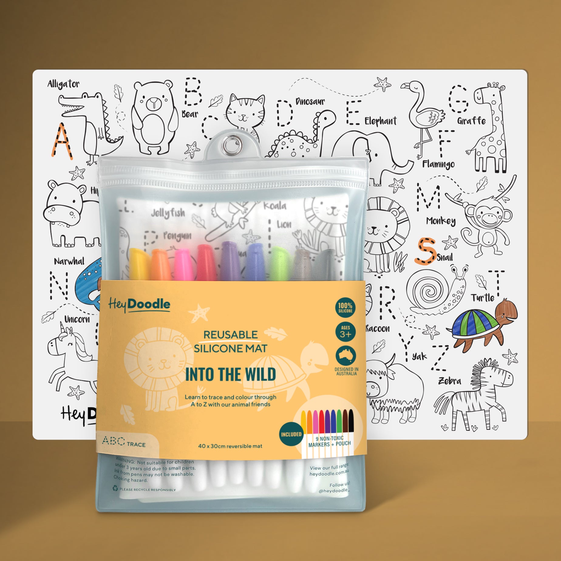 Hey Doodle Mat - ABC | Into The Wild