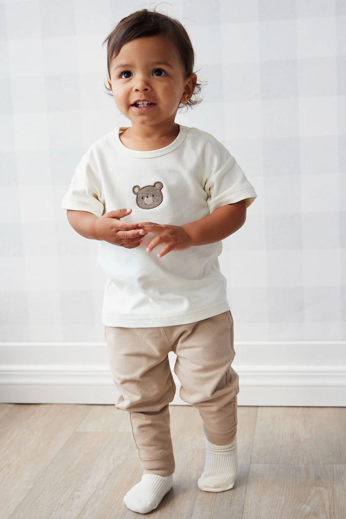Jamie Kay Pima Cotton Hunter Tee - Cloud Bear