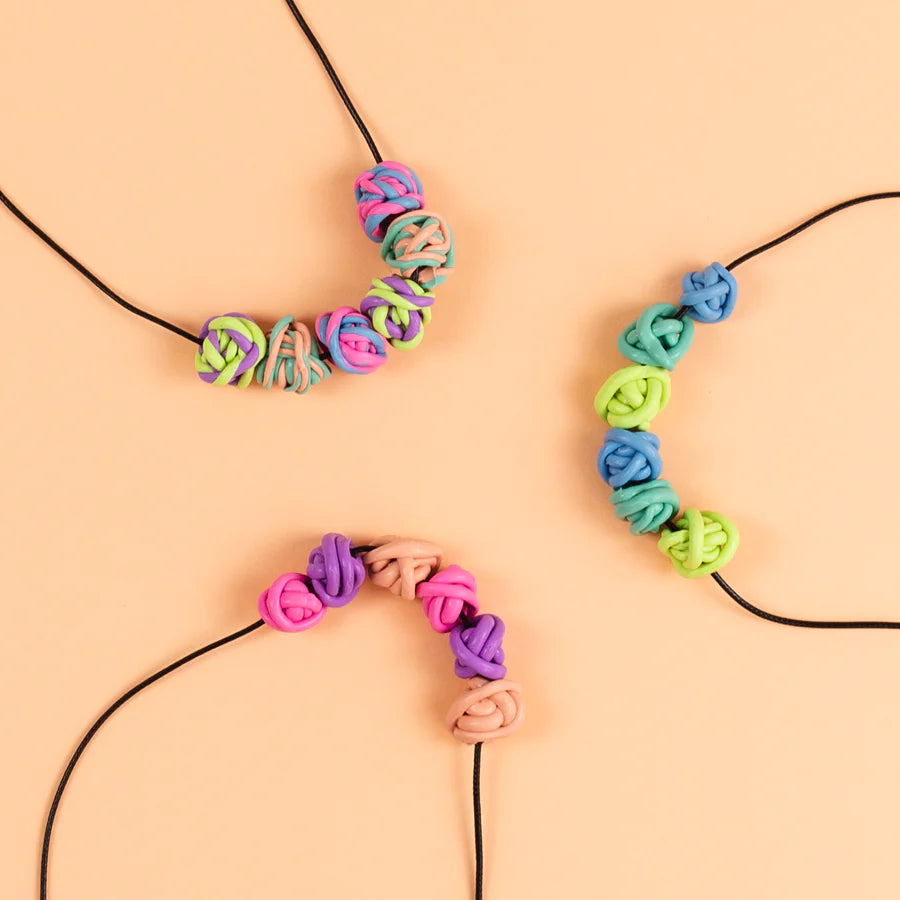 Tiger Tribe Jewellery Design Kit - Twisty Beads Necklaces