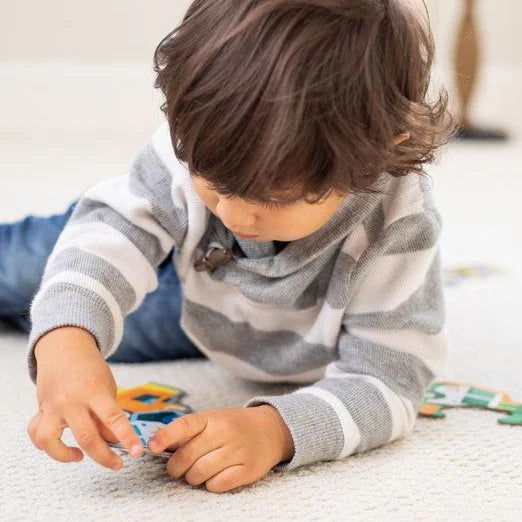 Crocodile Creek Lets Begin Puzzle 2pc - Vehicles
