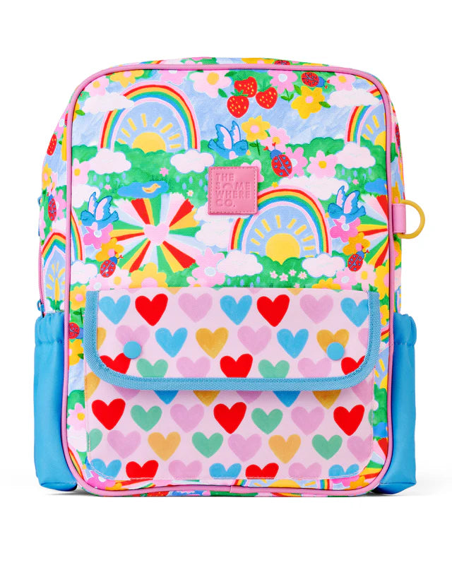 The Somewhere Co Mini Adventure Backpack - Rainbow Garden