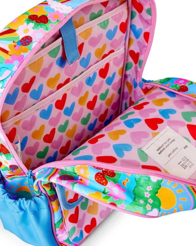 The Somewhere Co Mini Adventure Backpack - Rainbow Garden