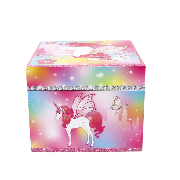 Pink Poppy Dreamland Unicorn Small Musical Jewellery Box