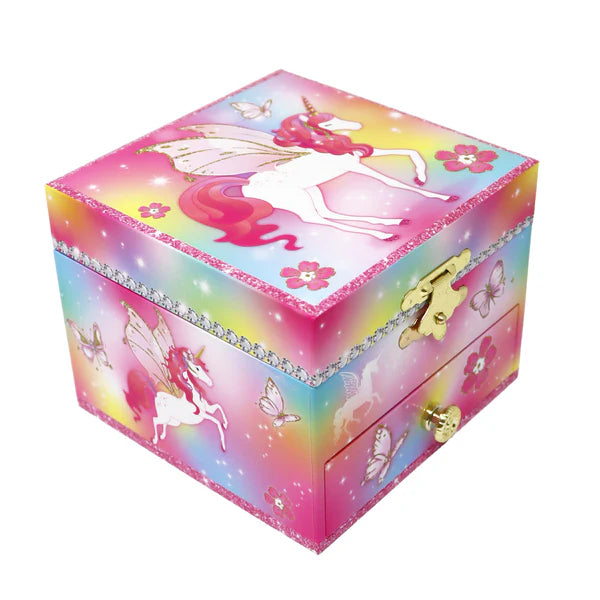 Pink Poppy Dreamland Unicorn Small Musical Jewellery Box