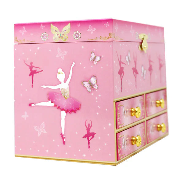 Butterfly Ballet Medium Musical Jewellery Box