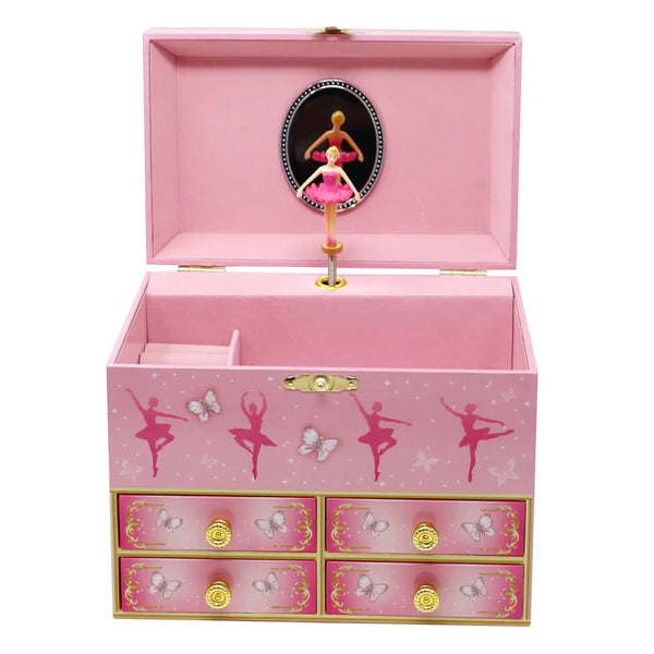 Butterfly Ballet Medium Musical Jewellery Box