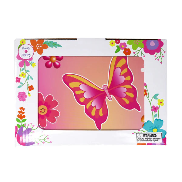 Pink Poppy Vibrant Vacation Medium Musical Jewellery Box