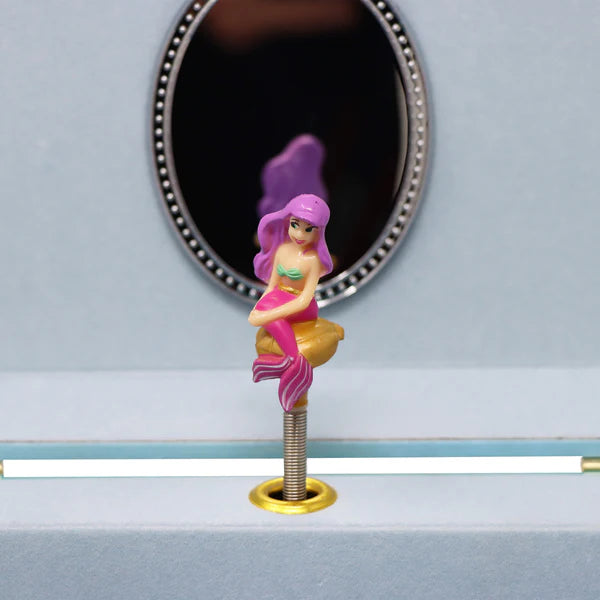 Pink Poppy Shimmering Mermaid Medium Musical Jewellery Box