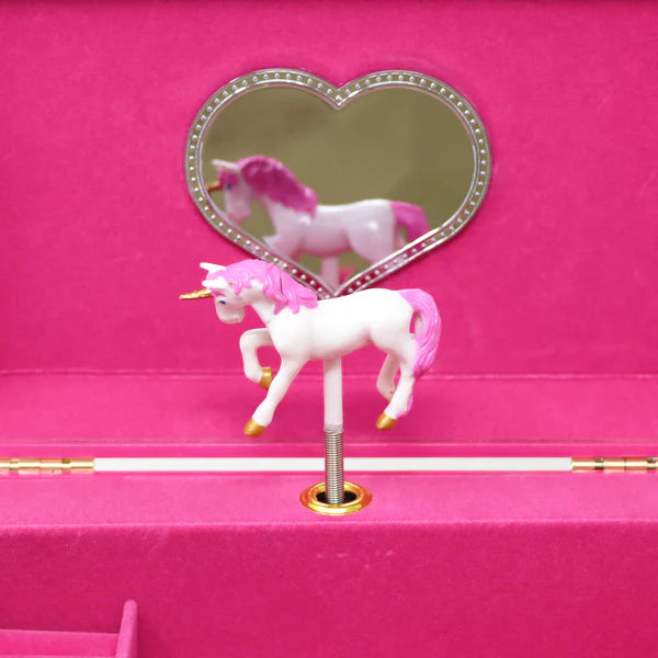 Pink Poppy Dreamland Unicorn Medium Musical Jewellery Box