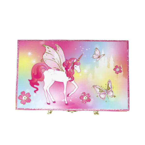 Pink Poppy Dreamland Unicorn Medium Musical Jewellery Box