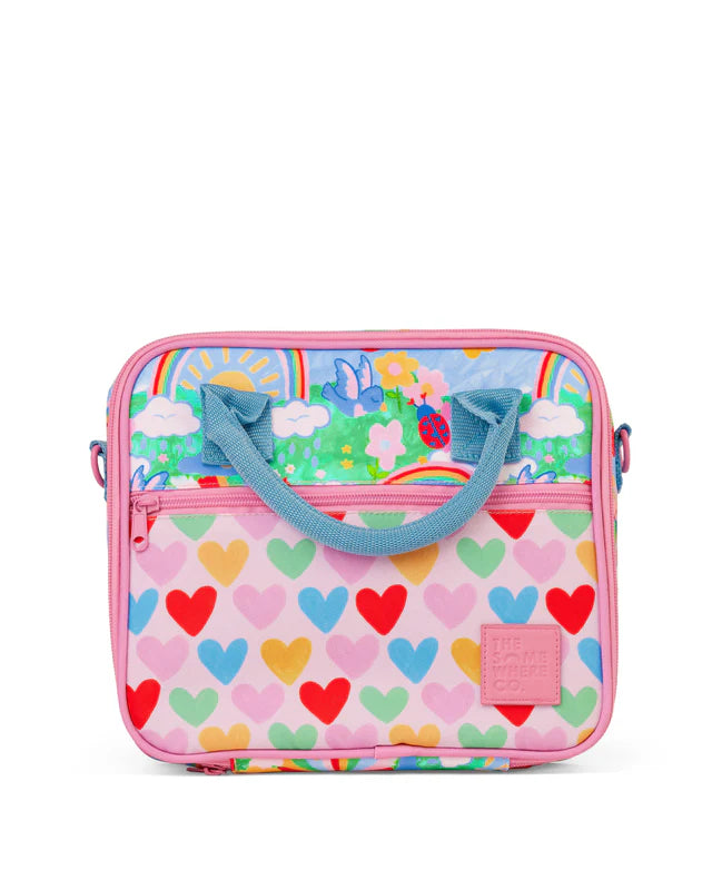 The Somewhere Co Mini Lunch Case - Rainbow Garden
