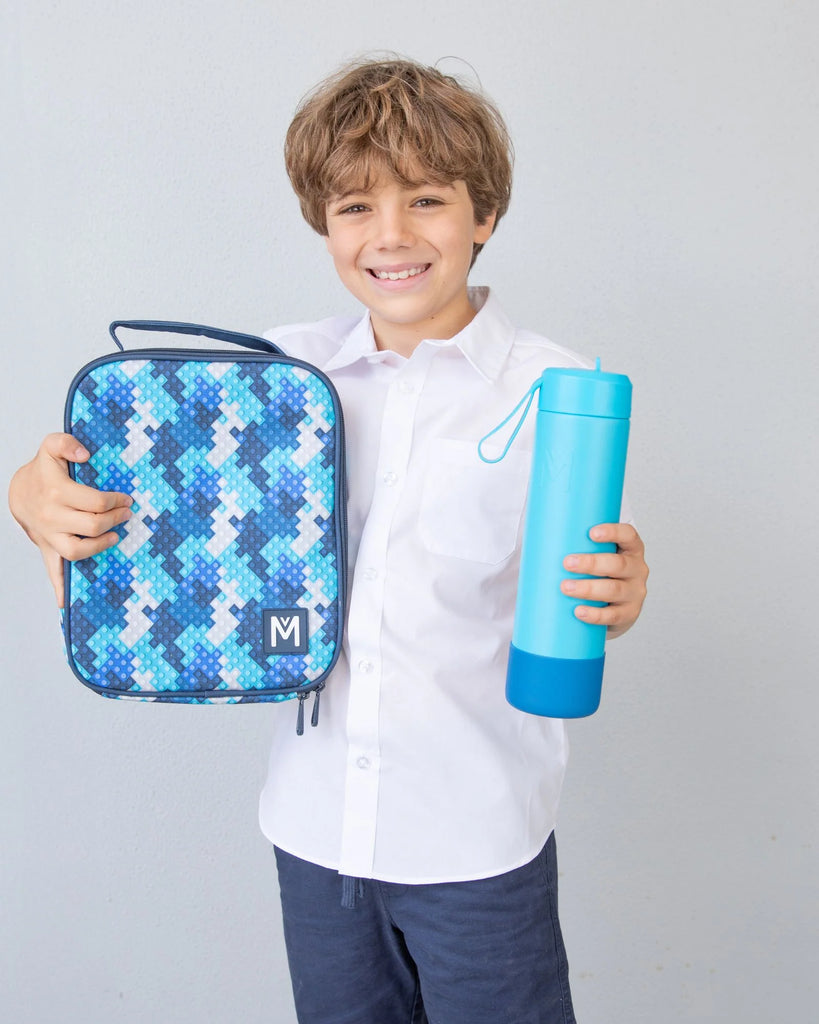 Montii Large Insulated Lunch Bag - Block Land