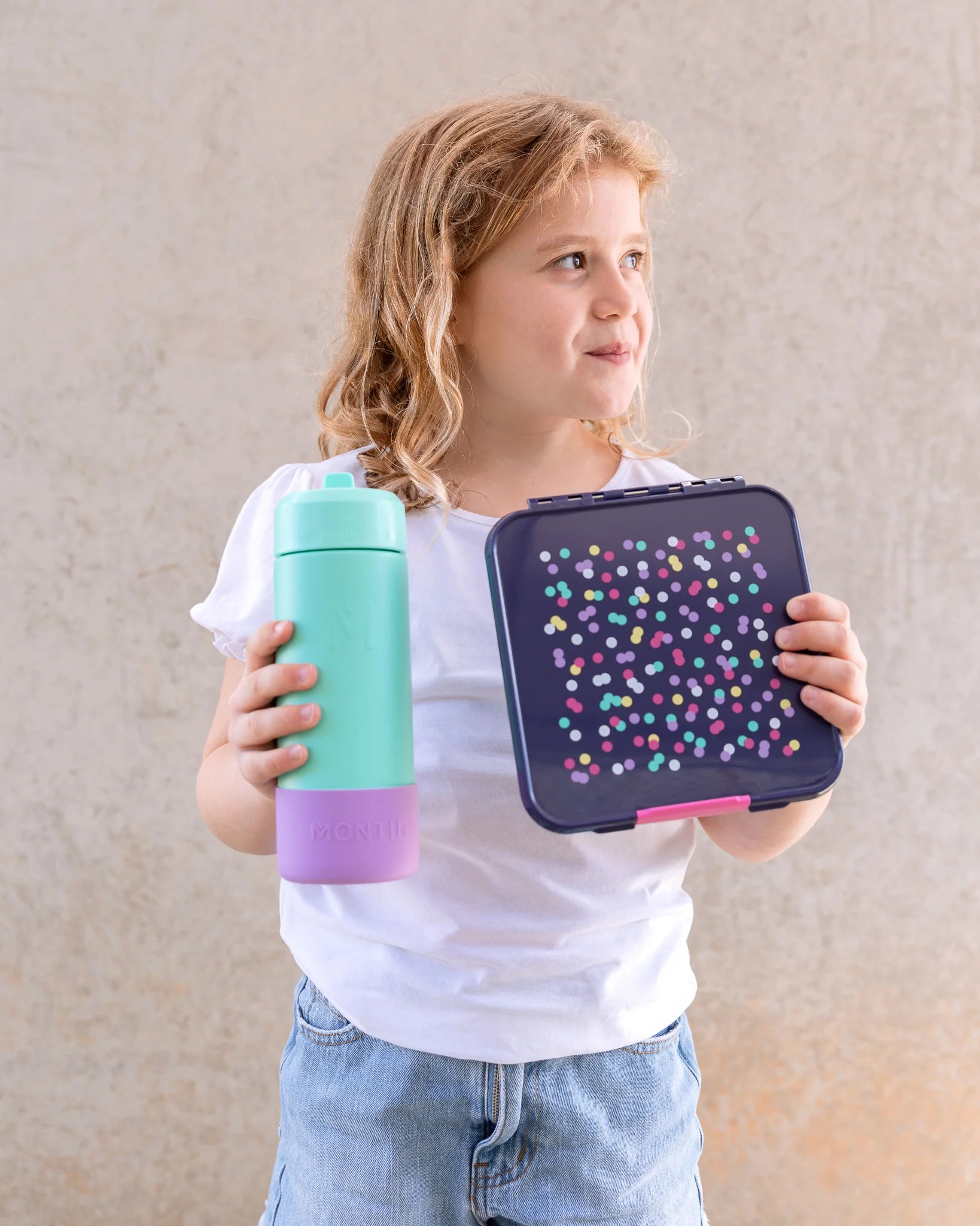 Confetti Bento THREE Lunch Box Laurie Claire Kids