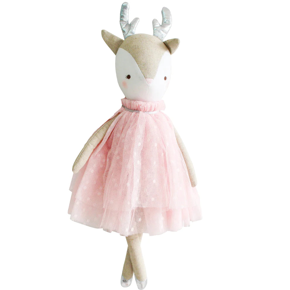 Alimrose Angelica Reindeer Doll 43cm - Pink