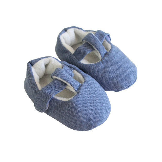 Alimrose T-Bar Booties - Chambray