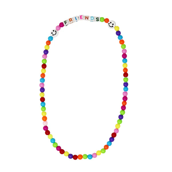 Pink Poppy Best Friend Letter Necklace & Bracelet Set