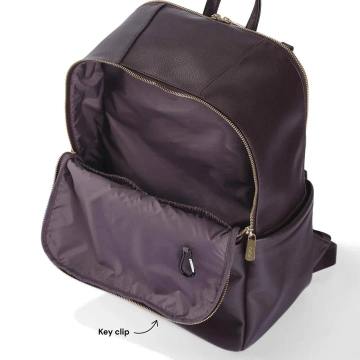 OiOi Multitasker Nappy Backpack - Mulberry