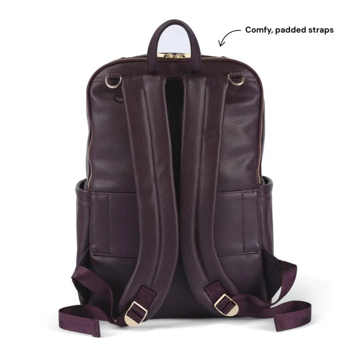 OiOi Multitasker Nappy Backpack - Mulberry