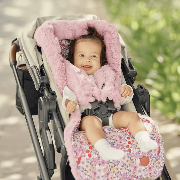OiOi Fleece Pram Liner - Daisy