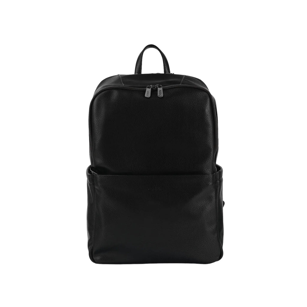 OiOi Multitasker Nappy Backpack - Black Faux Leather