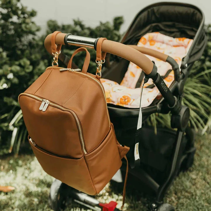 OiOi Multitasker Nappy Backpack - Chestnut