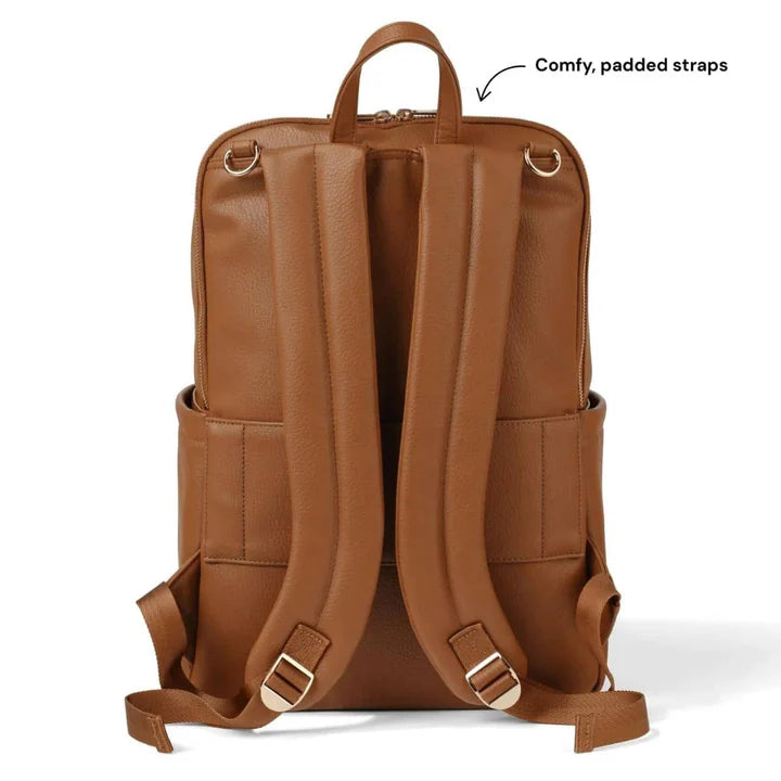 OiOi Multitasker Nappy Backpack - Chestnut