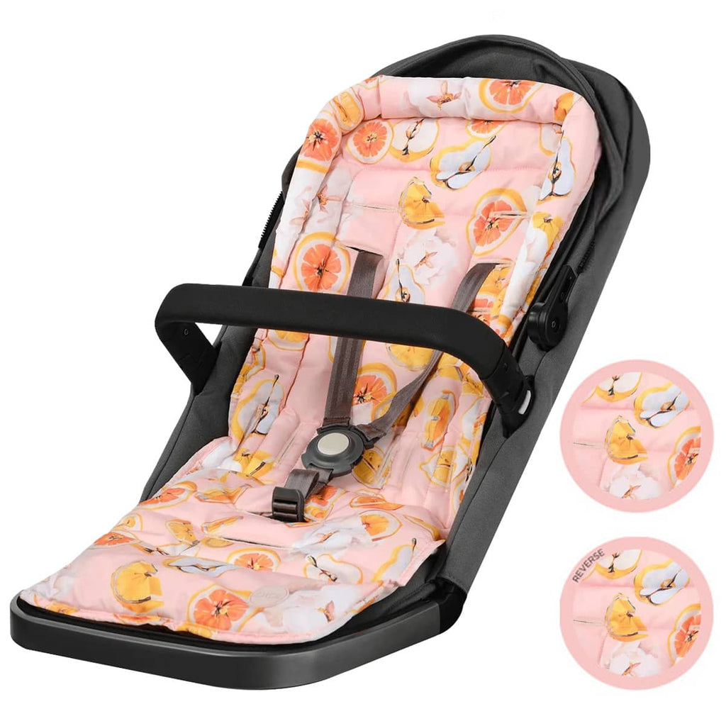 OiOi Reversible Pram Liner - Tutti Frutti