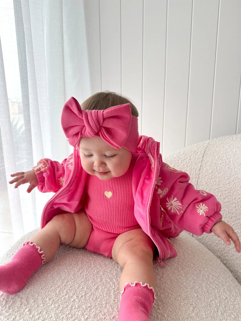 Ziggy Lou Headband - Raspberry