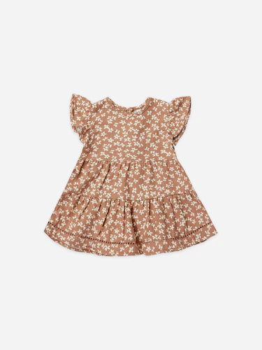 Quincy Mae Lily Dress + Bloomer Set - Summer Bloom