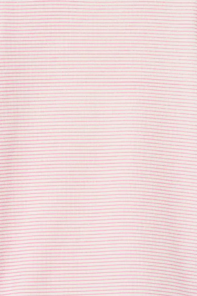 Milky Clothing Pink Stripe Rib Tee