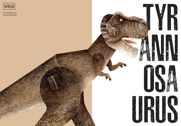 Sassi 3D Assemble and Book | The Age of The Dinosaurs - Tyrannosaurus