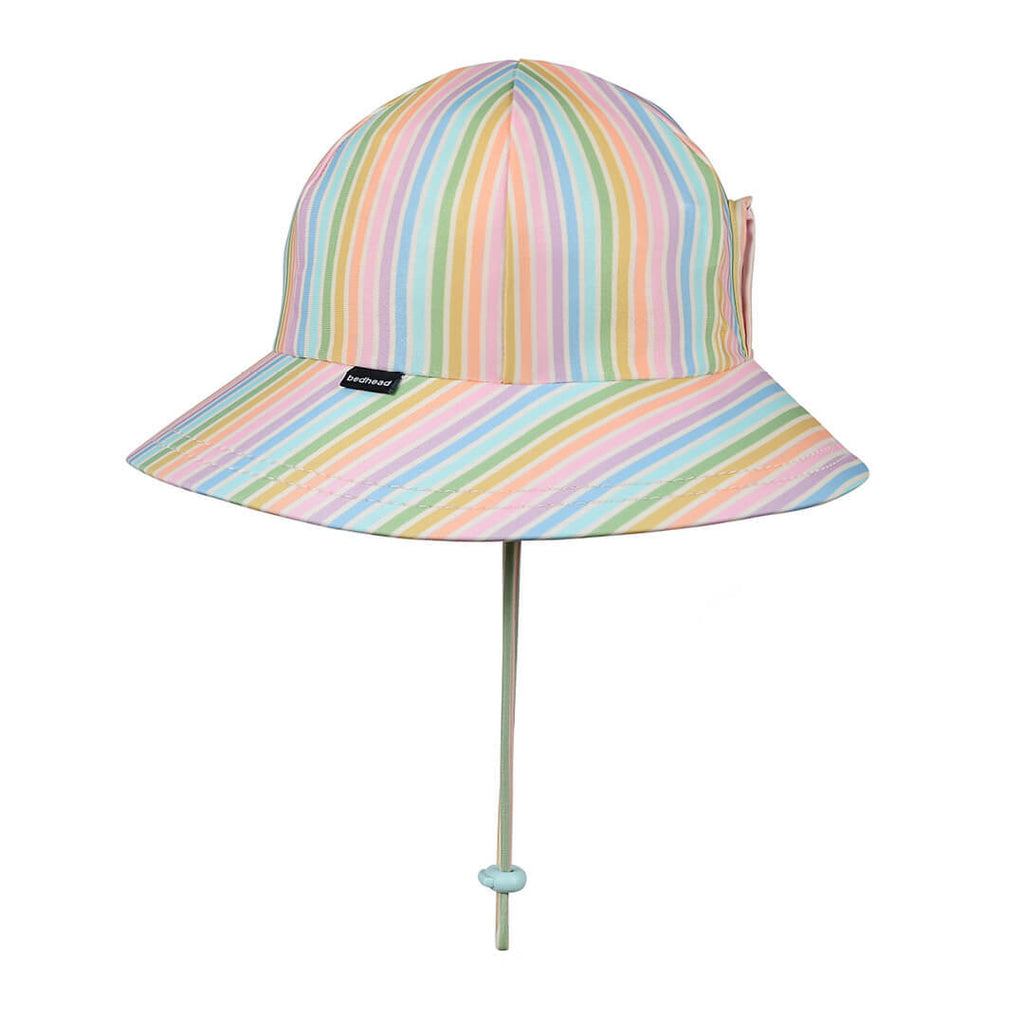 Bedhead Hats Ponytail Swim Bucket Hat - Rainbow