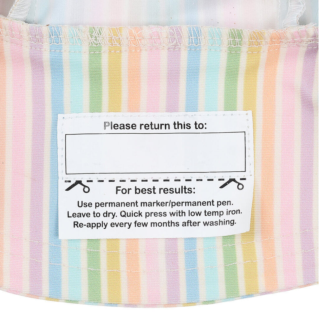 Bedhead Hats Ponytail Swim Bucket Hat - Rainbow