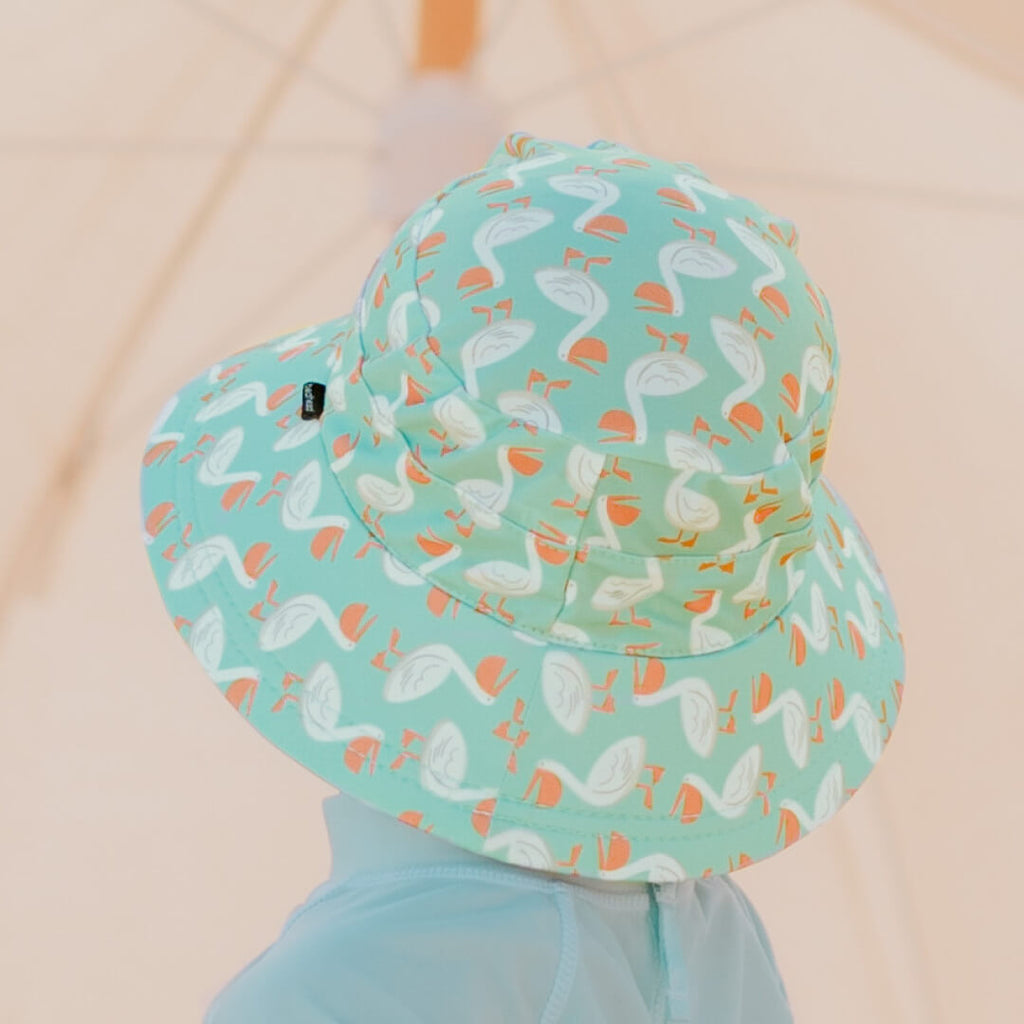 Bedhead Hats Kids Classic Swim Bucket Hat - Pelican