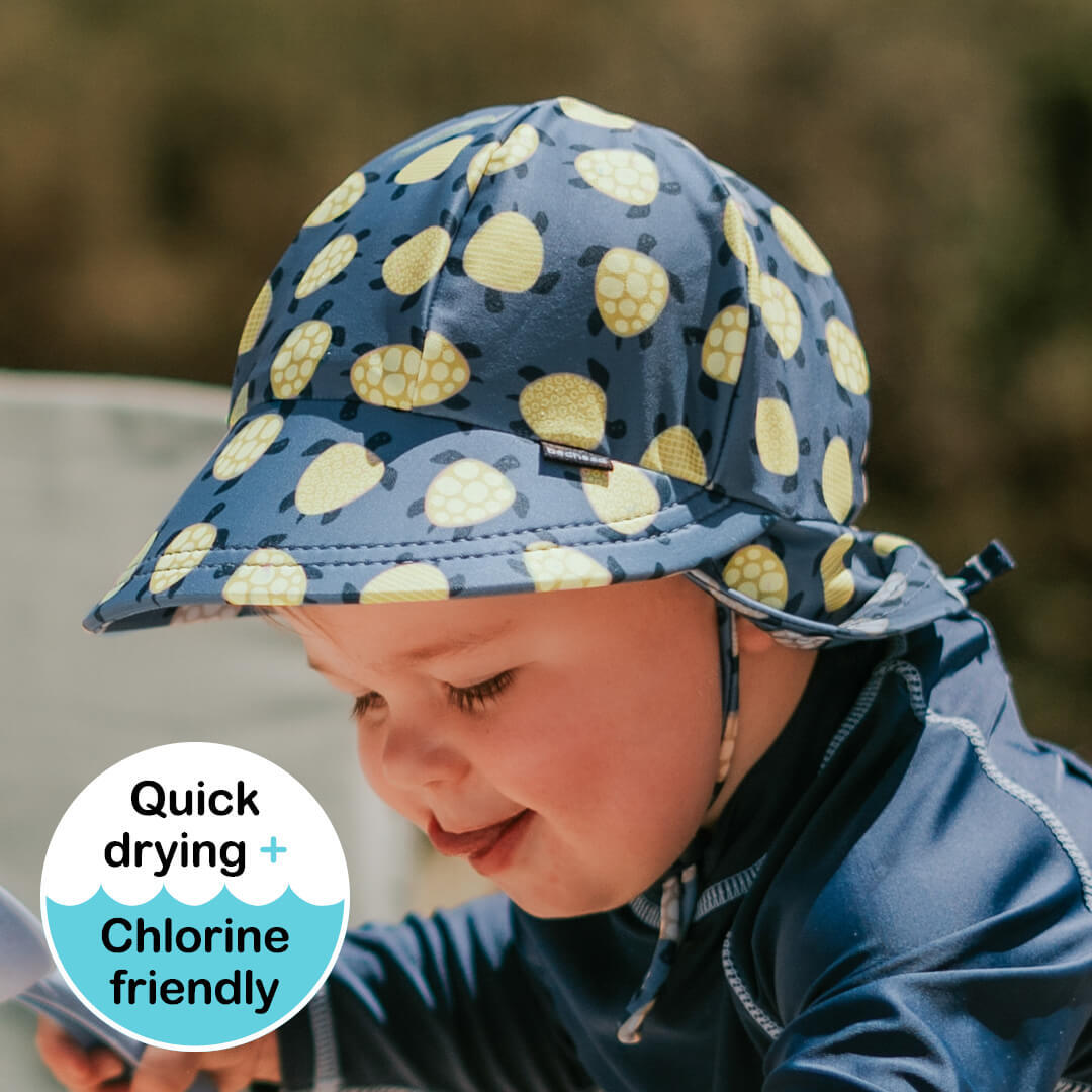 Bedhead Hats Kids Swim Legionnaire Hat - Turtle
