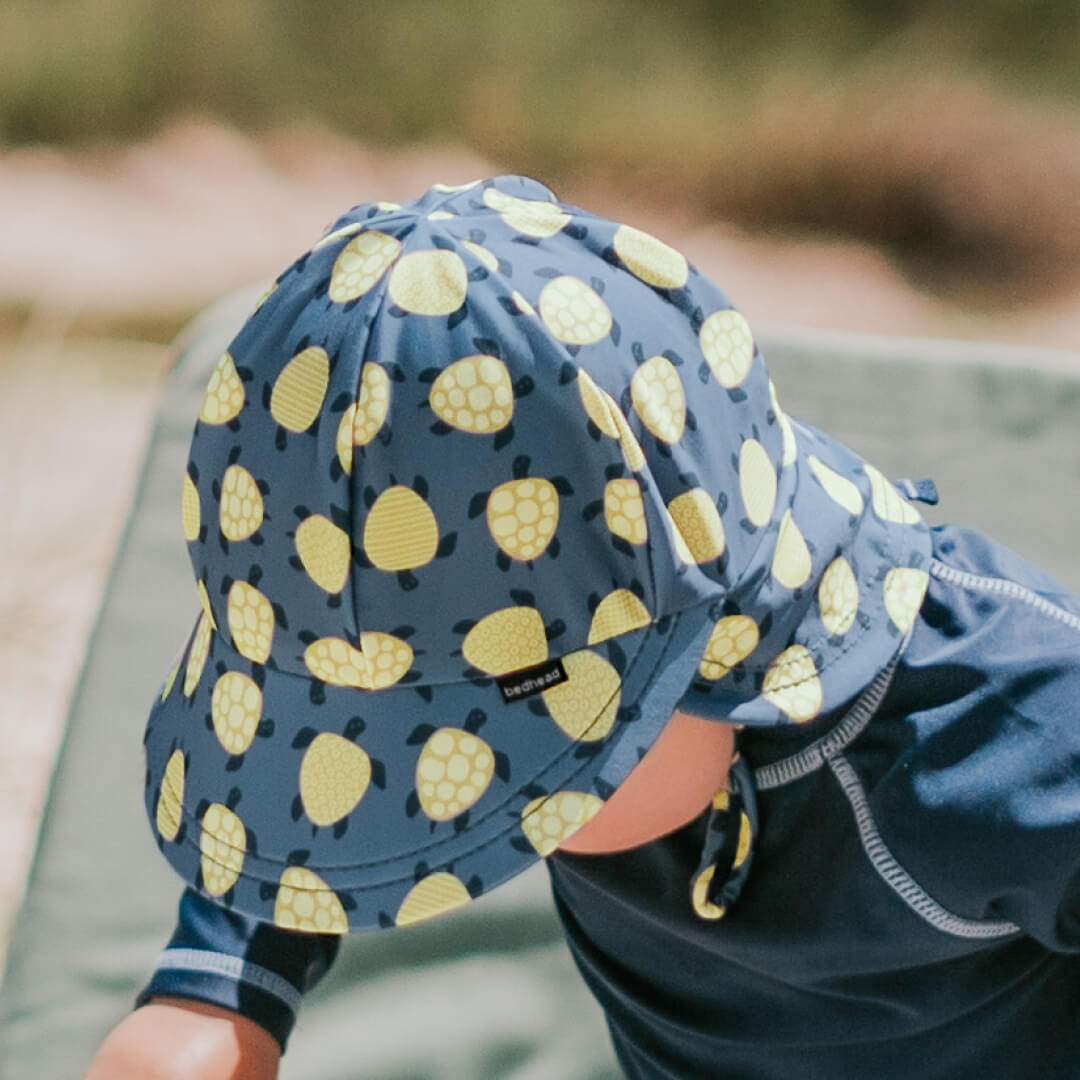 Bedhead Hats Kids Swim Legionnaire Hat - Turtle