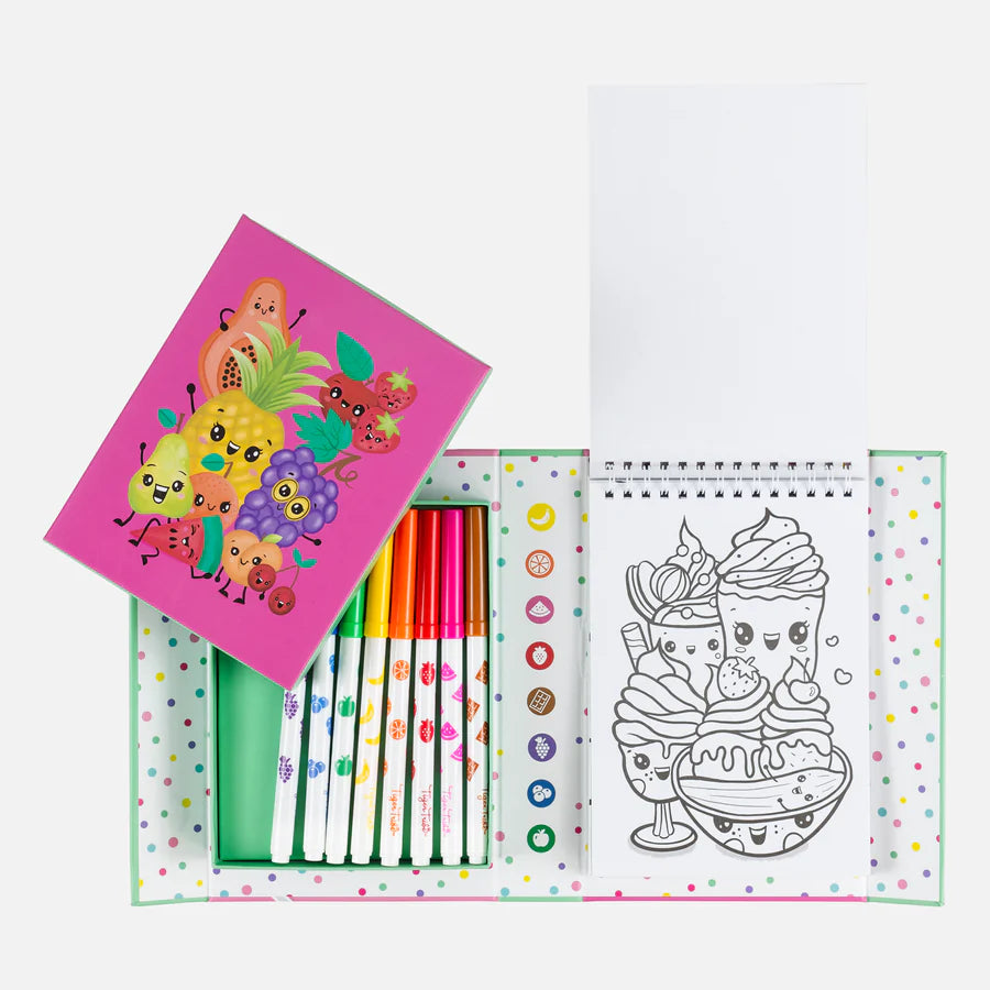 Tiger Tribe Scented Colouring - Fruity Cutie