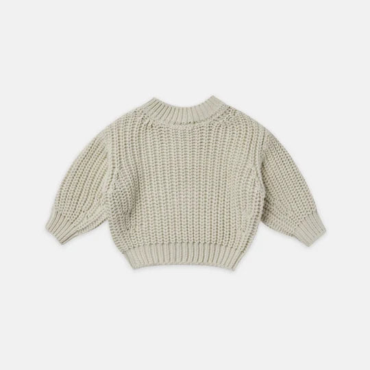 Quincy Mae Natural Chunky Knit Sweater