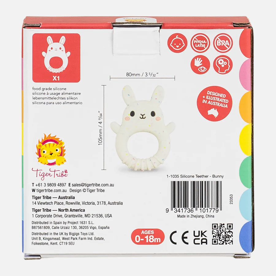 Tiger Tribe Silicone Teether - Bunny