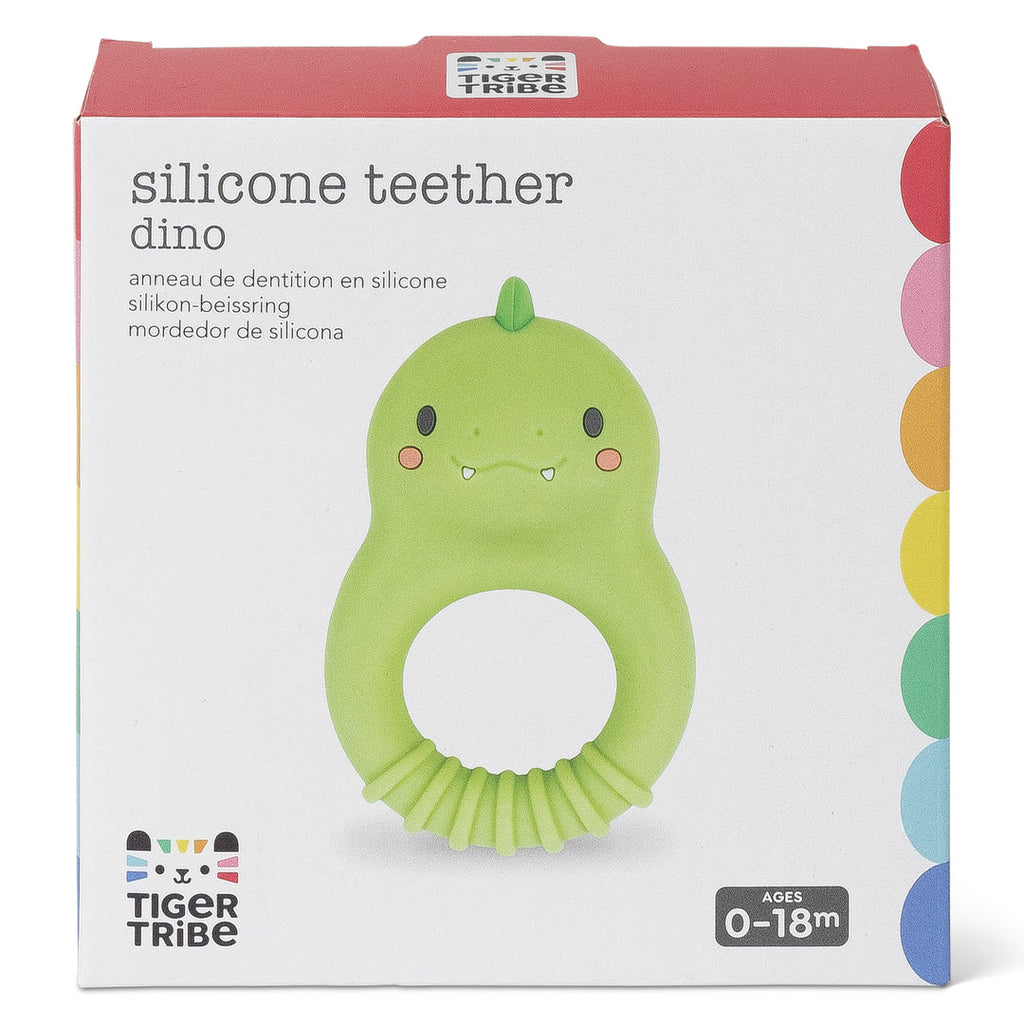Tiger Tribe Silicone Teether - Dino