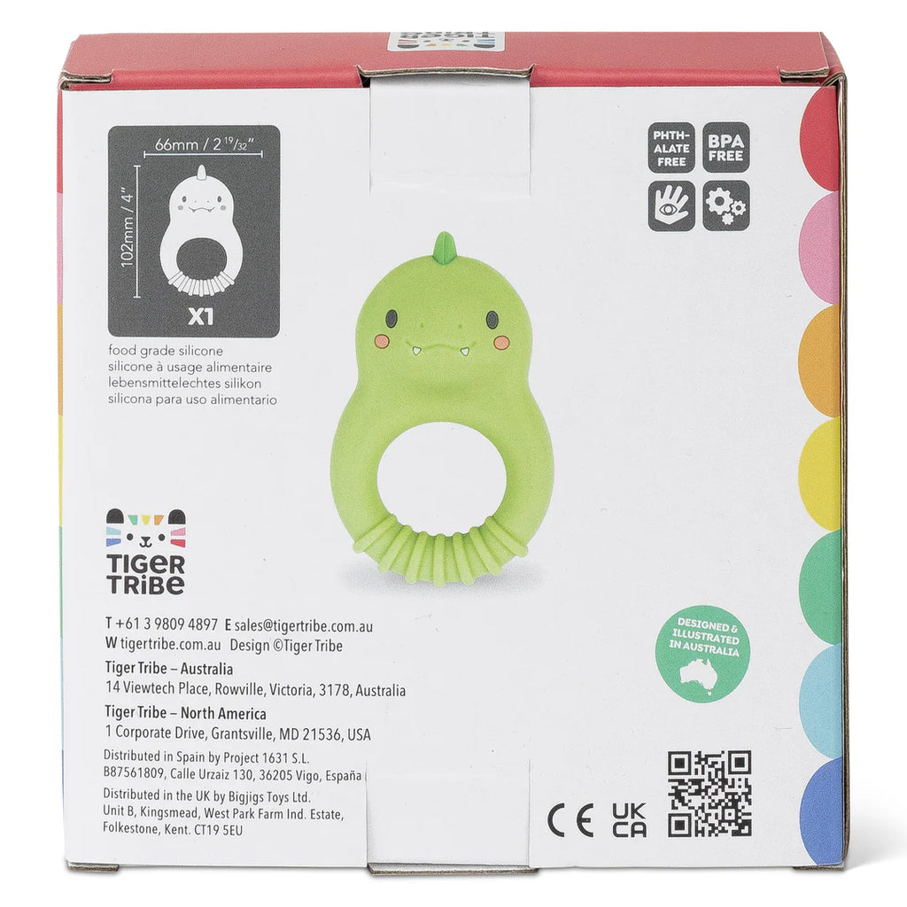 Tiger Tribe Silicone Teether - Dino